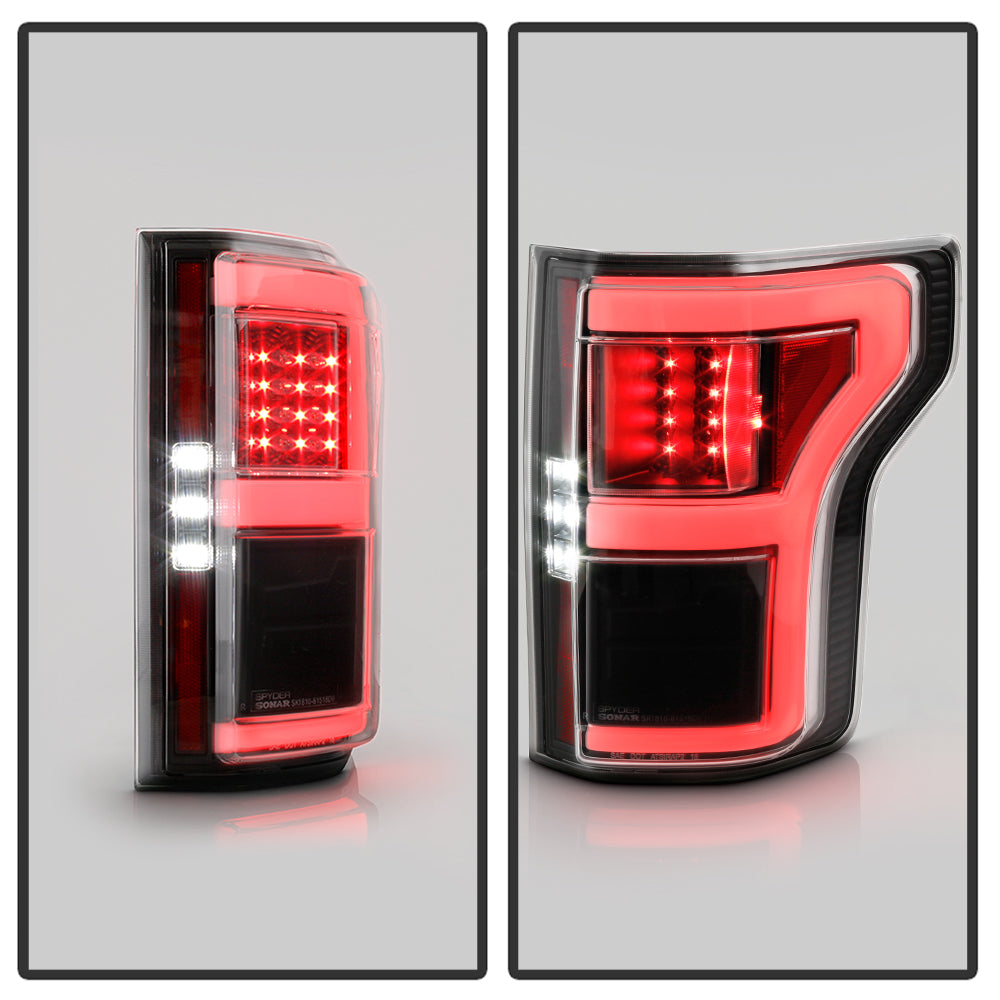 (Spyder) LED Tail Lights - Black by Spyder Auto