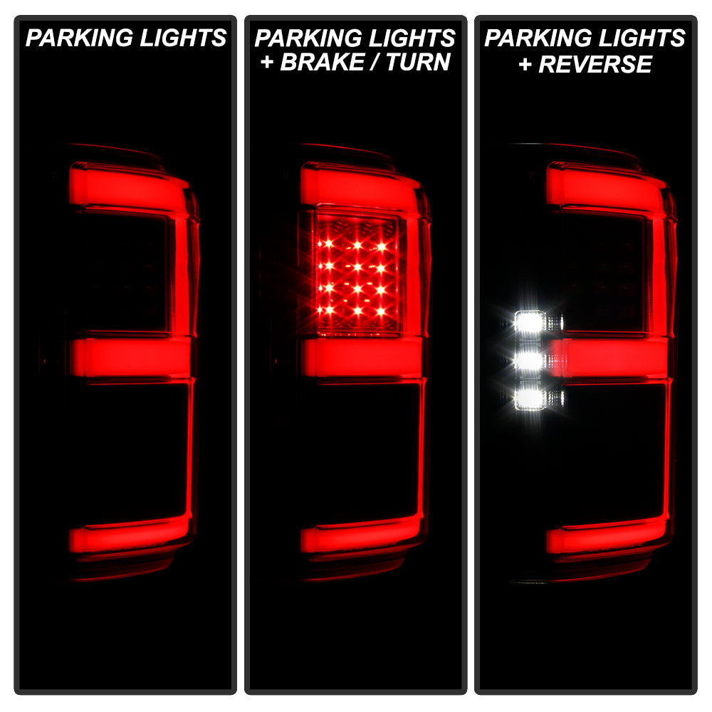 (Spyder) LED Tail Lights - Black by Spyder Auto