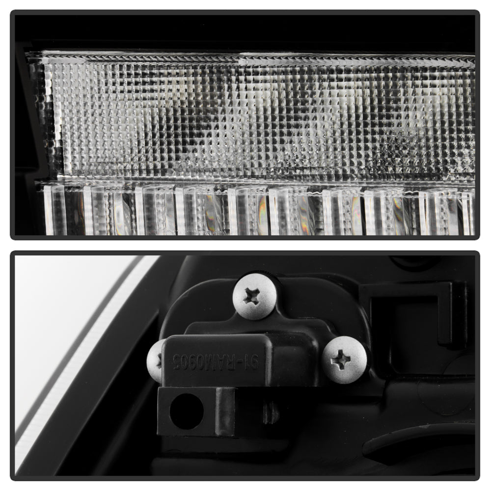 High-Power LED Module (High Beam And Low Beam) Equipped Headlights - Black by Spyder Auto
