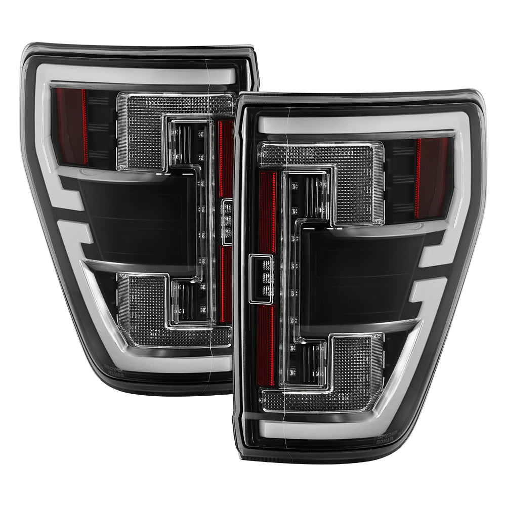 (Spyder) LED Tail Lights - Black by Spyder Auto