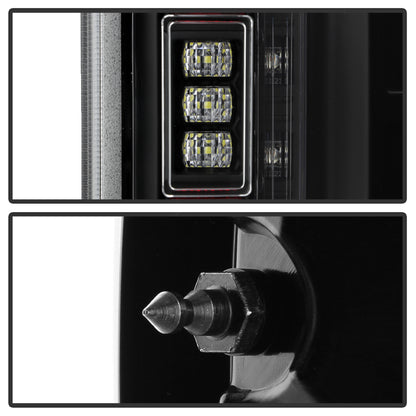 (Spyder) LED Tail Lights - Black by Spyder Auto