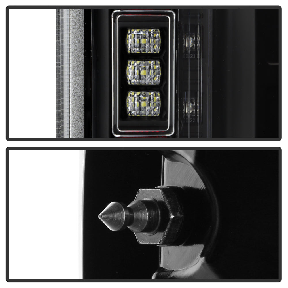 (Spyder) LED Tail Lights - Black by Spyder Auto