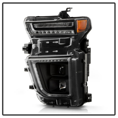 Projector Headlights - Sequential LED Turn Signal Lights - Black by Spyder Auto