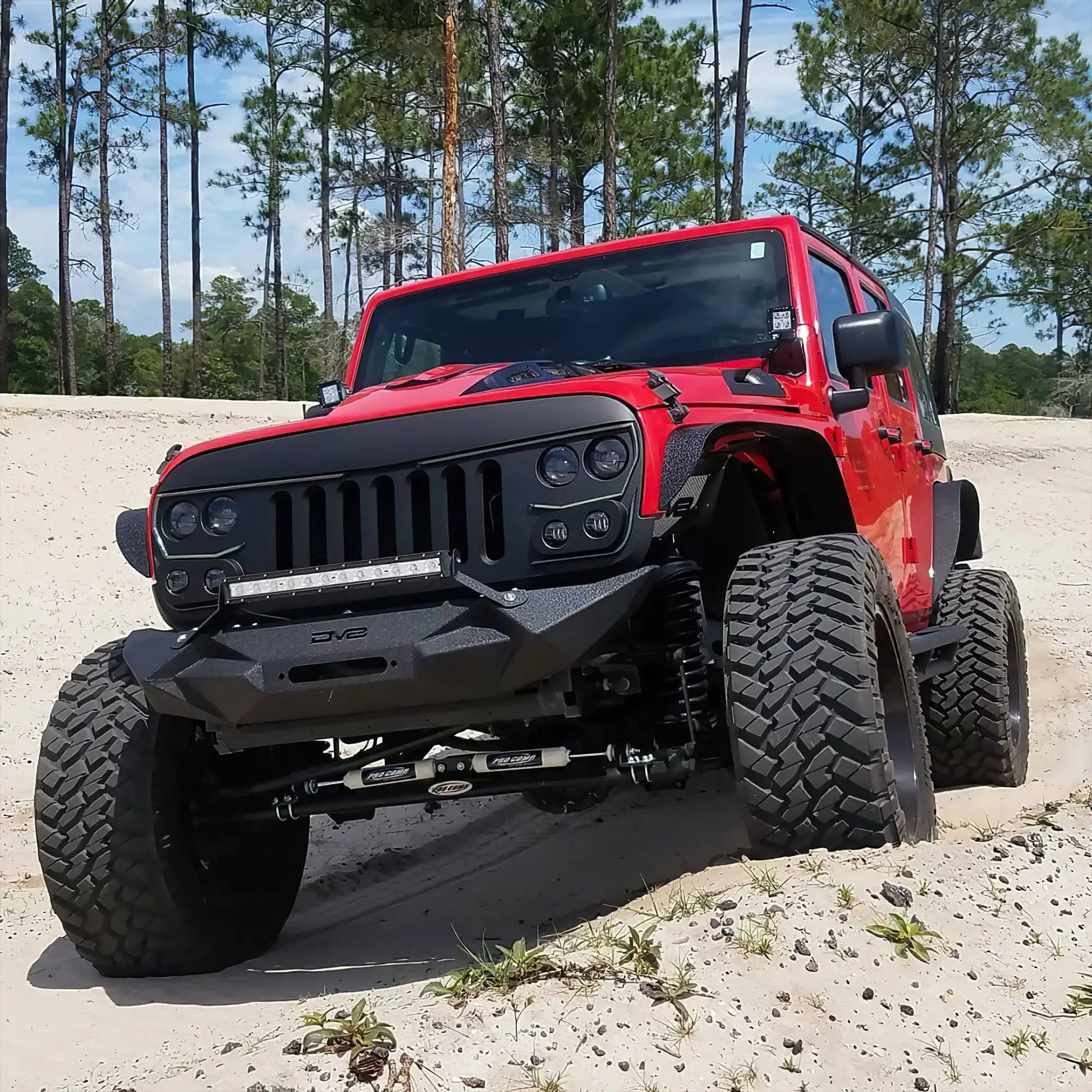 2007-2017 Jeep Wrangler JK VECTOR Pro Series II Full LED Grill - Integrated Headlights & DRL by ORACLE Lighting