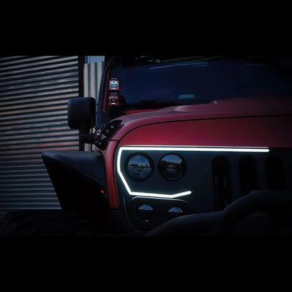 2007-2017 Jeep Wrangler JK VECTOR Pro Series II Full LED Grill - Integrated Headlights & DRL by ORACLE Lighting