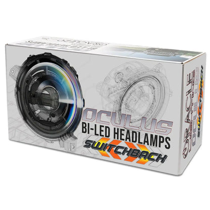 ORACLE Lighting Oculus™ Switchback Bi-LED Projector Headlights for Jeep Wrangler JL/ Gladiator JT by ORACLE Lighting