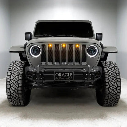 ORACLE Lighting Oculus™ Switchback Bi-LED Projector Headlights for Jeep Wrangler JL/ Gladiator JT by ORACLE Lighting