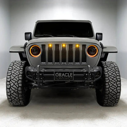 ORACLE Lighting Oculus™ Switchback Bi-LED Projector Headlights for Jeep Wrangler JL/ Gladiator JT by ORACLE Lighting