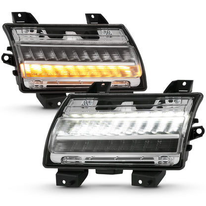 LED Chrome Clear w/ Sequential signal by ANZO USA