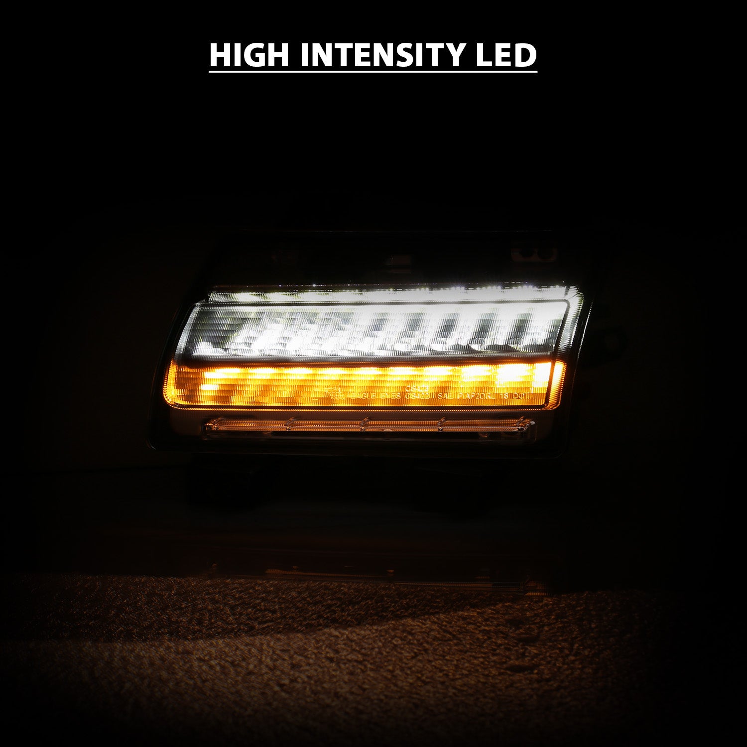 LED Chrome Clear w/ Sequential signal by ANZO USA