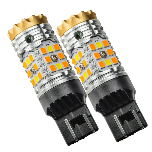 ORACLE Lighting Jeep Wrangler Sport JL Front Turn Signal/ DRL Switchback 7443CK Bulb (Pair) by ORACLE Lighting