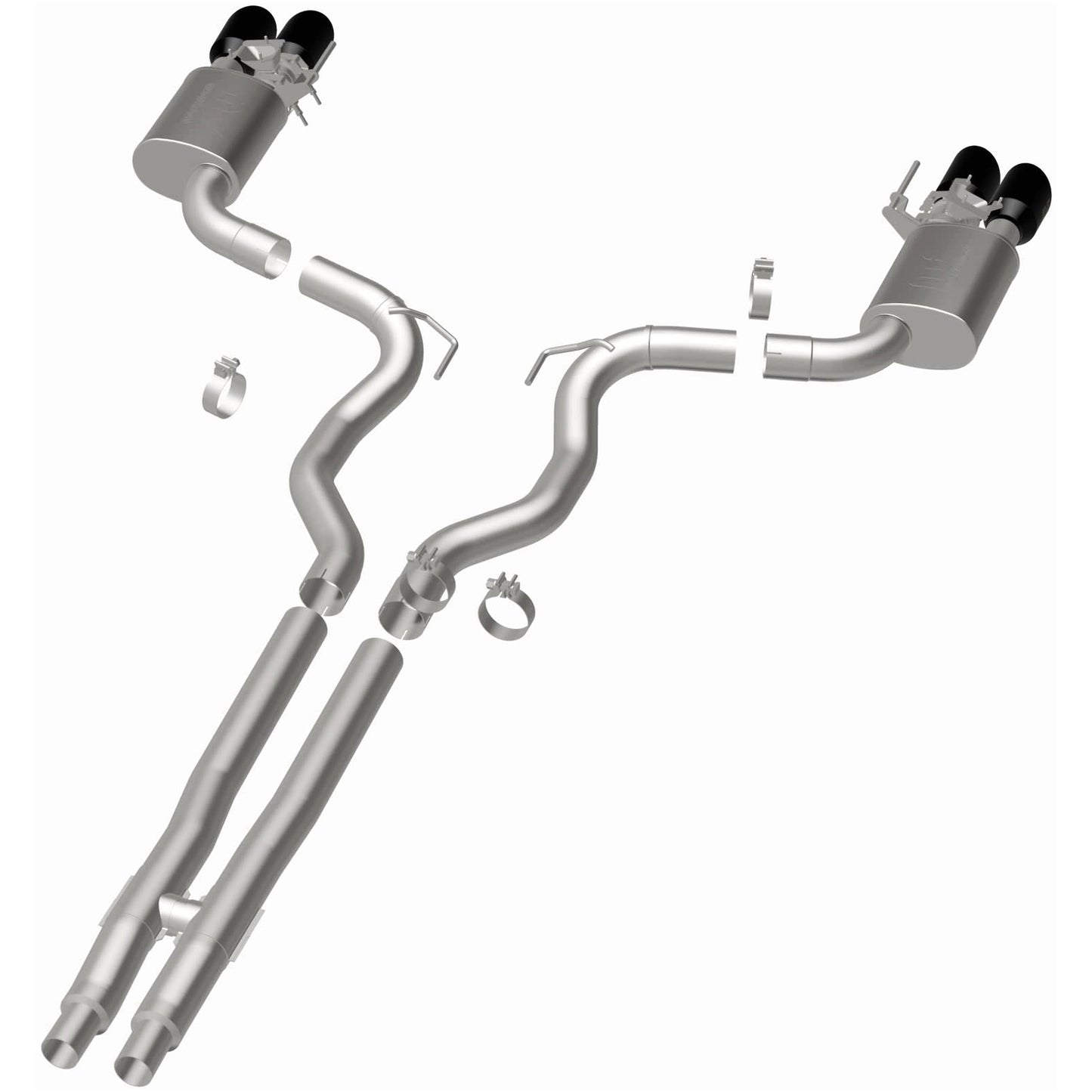 Magnaflow Competition Series Black Chrome Tips Cat-Back System by MagnaFlow Exhaust Products