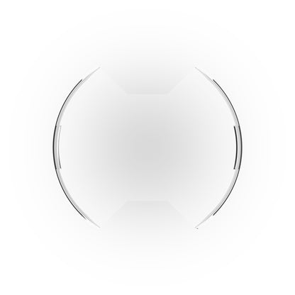 SlimLite 8" LED - Light Shield - Clear by KC HiLiTES