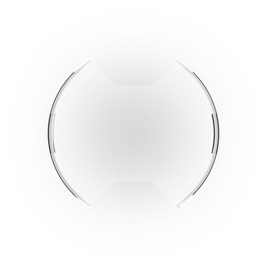 SlimLite 8" LED - Light Shield - Clear by KC HiLiTES