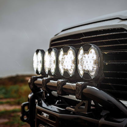 SlimLite 8" LED - Light Shield - Clear by KC HiLiTES