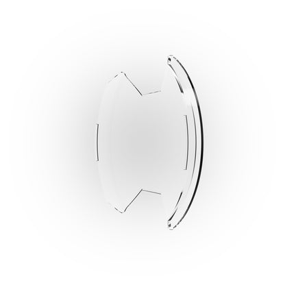 SlimLite 8" LED - Light Shield - Clear by KC HiLiTES