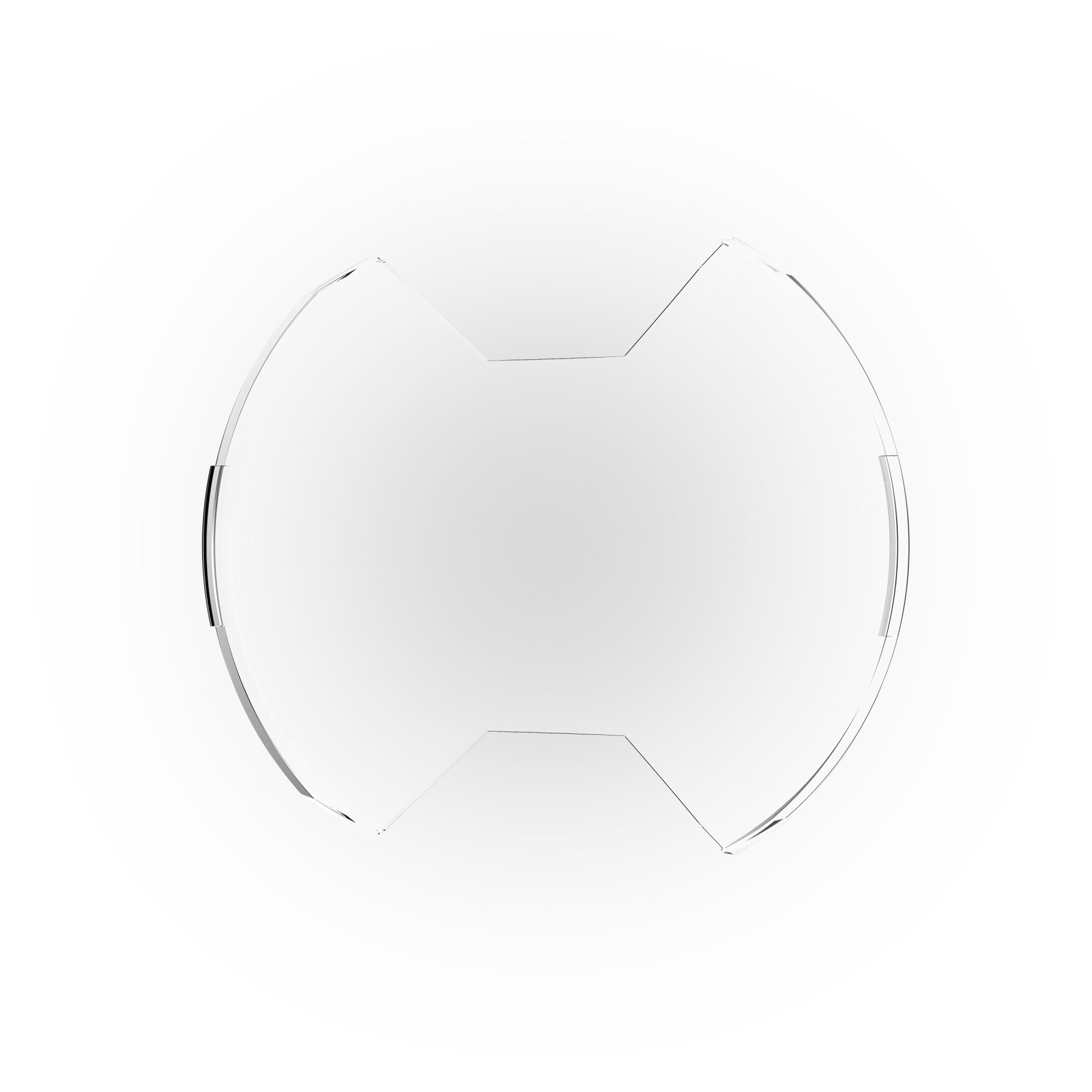 SlimLite 8" LED - Light Shield - Clear by KC HiLiTES