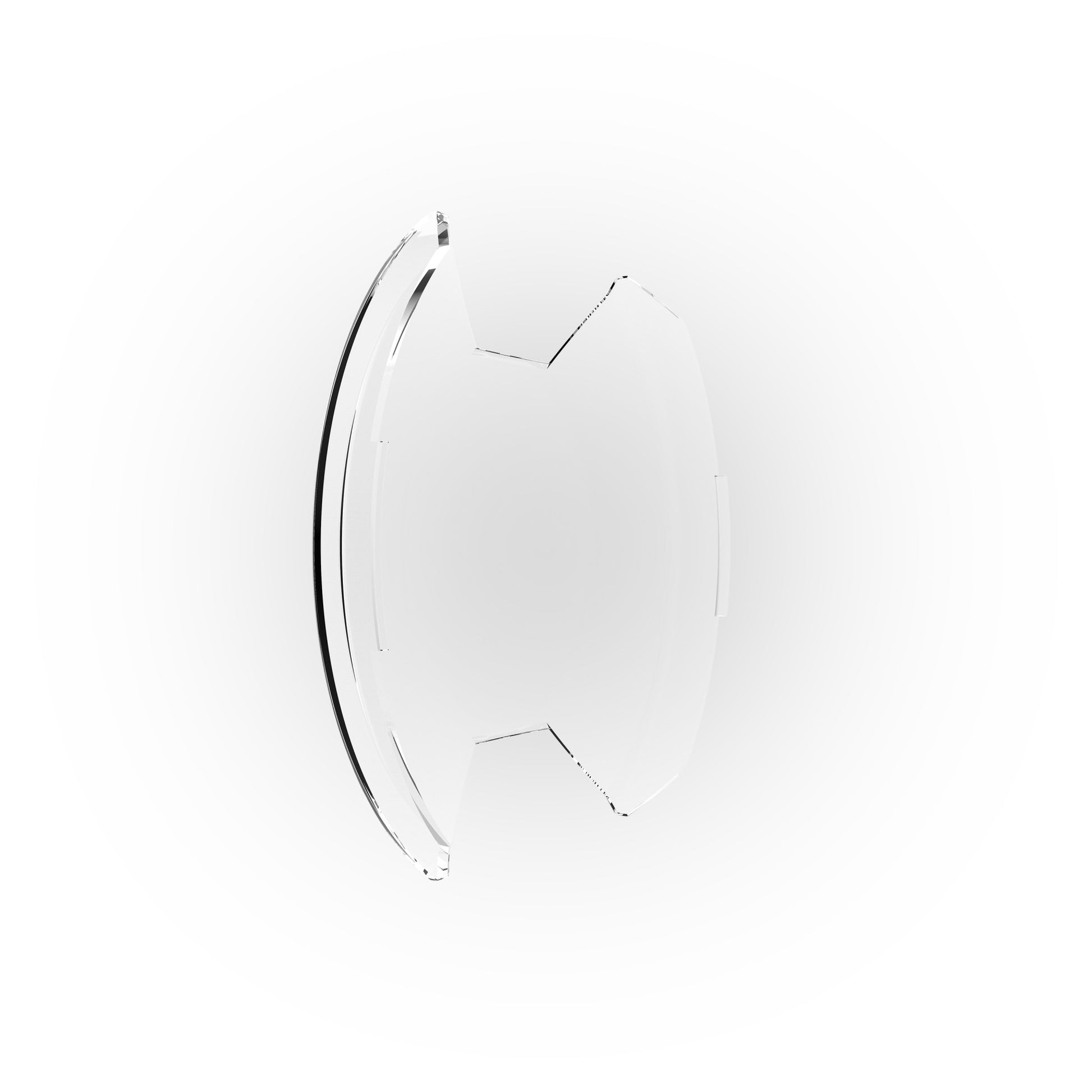 SlimLite 8" LED - Light Shield - Clear by KC HiLiTES