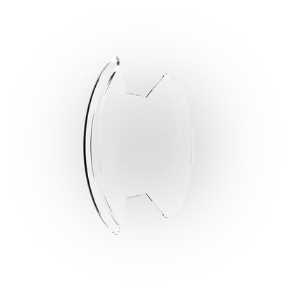 SlimLite 8" LED - Light Shield - Clear by KC HiLiTES