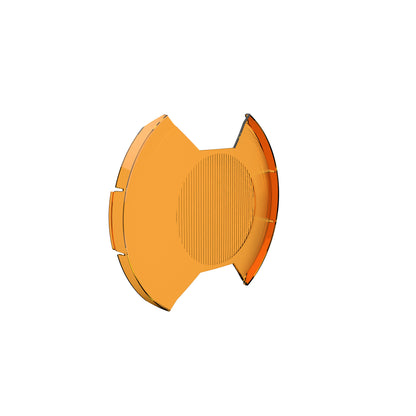 SlimLite 8" LED - Light Shield - Driving - Amber by KC HiLiTES