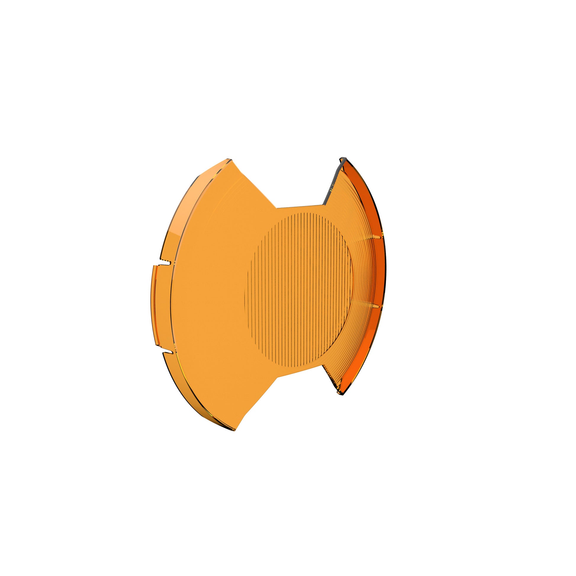 SlimLite 8" LED - Light Shield - Driving - Amber by KC HiLiTES
