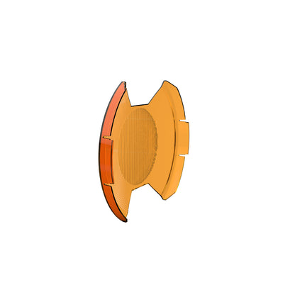 SlimLite 8" LED - Light Shield - Driving - Amber by KC HiLiTES