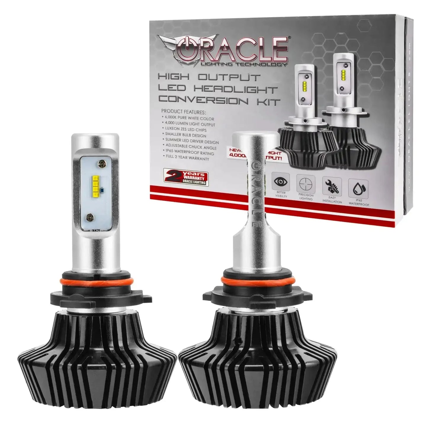 ORACLE Lighting 9006 - 4,000+ Lumen LED Light Bulb Conversion Kit (High Beam) by ORACLE Lighting
