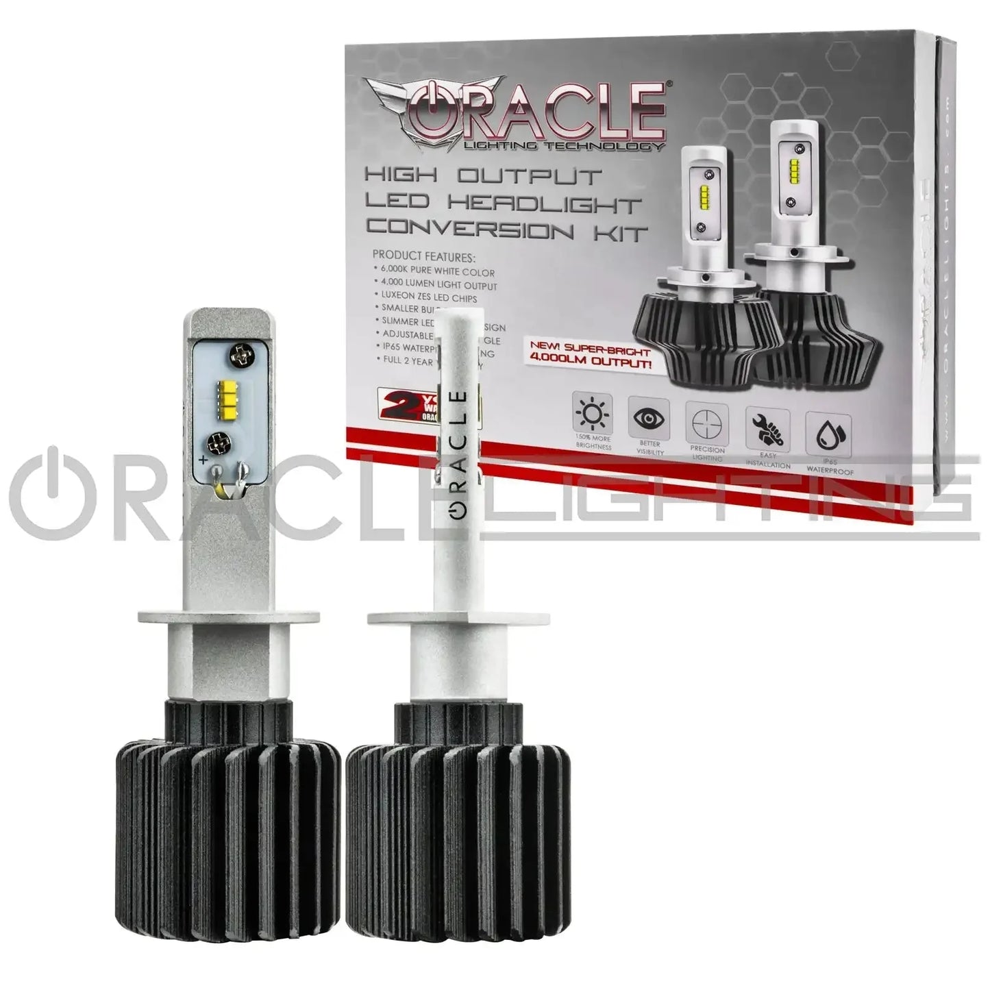 ORACLE Lighting H1 - 4,000+ Lumen LED Bulb Conversion Kit (Fog Light) by ORACLE Lighting