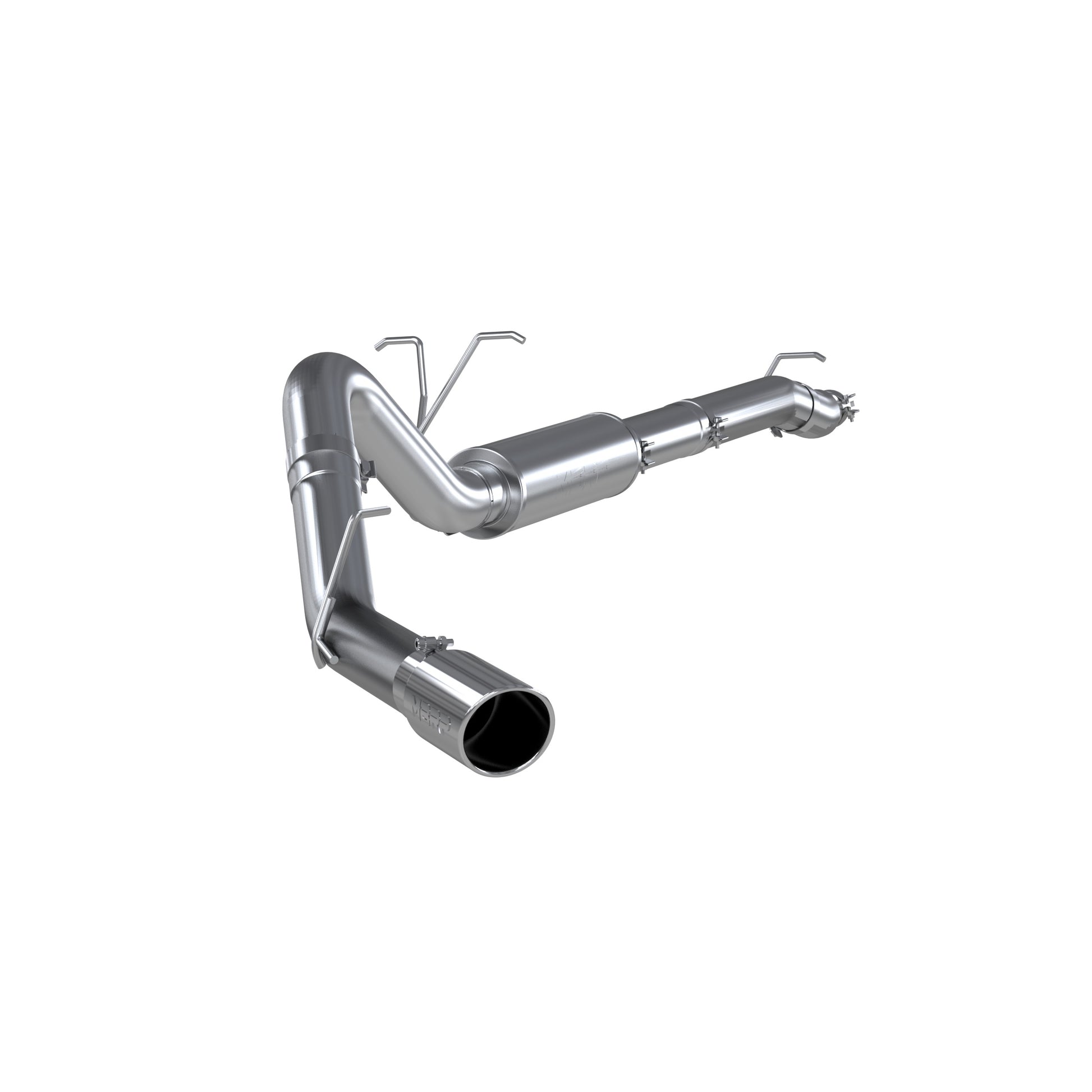 4in. Resonator-Back. Single Side Exit. T409 Stainless Steel. by MBRP Exhaust