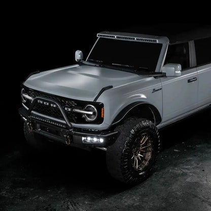 2021-2026 Ford Bronco Triple LED Fog Light Kit - Steel Modular Bumper | 90W by ORACLE Lighting