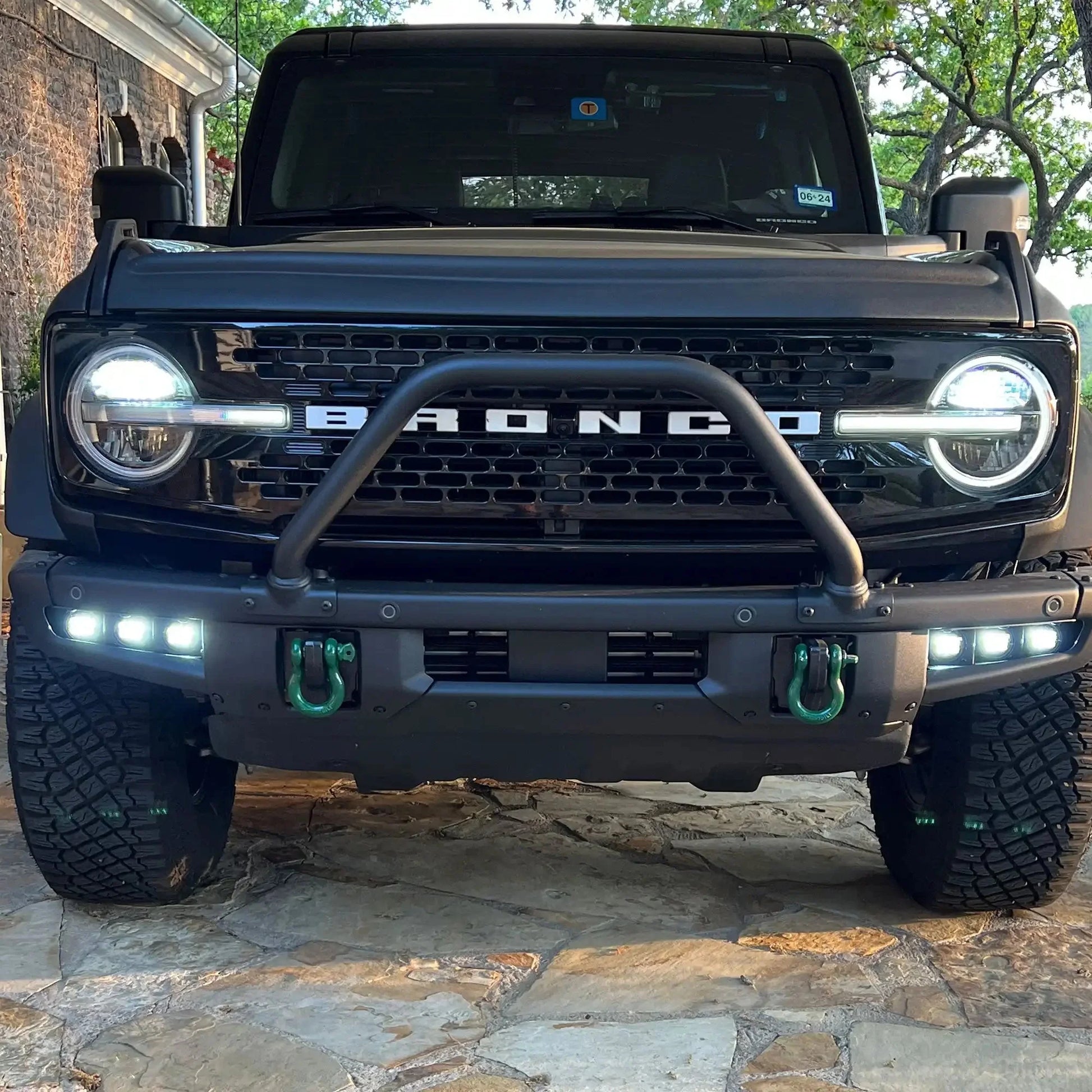 2021-2026 Ford Bronco Triple LED Fog Light Kit - Steel Modular Bumper | 90W by ORACLE Lighting