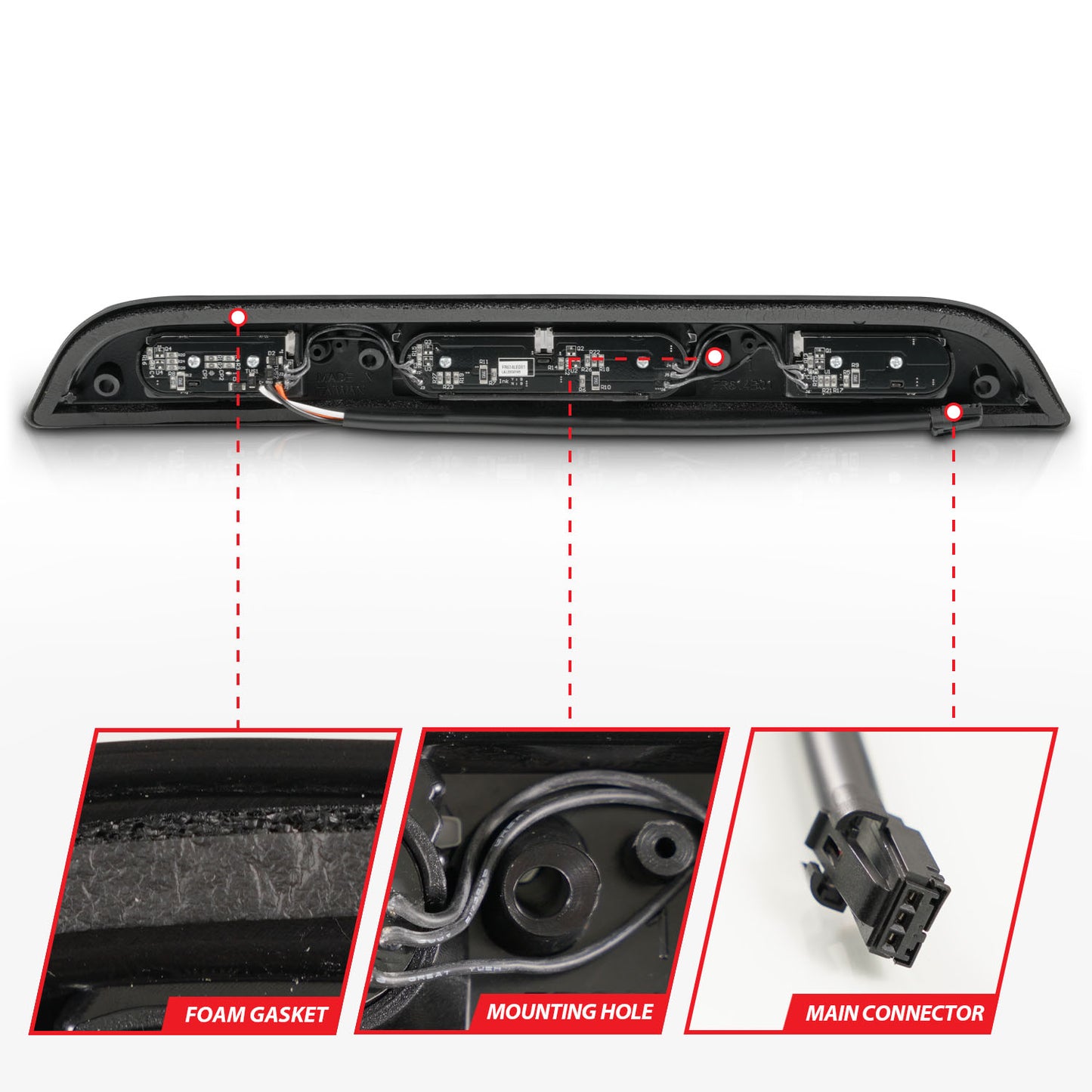 Center High Mount Stop Light by ANZO USA