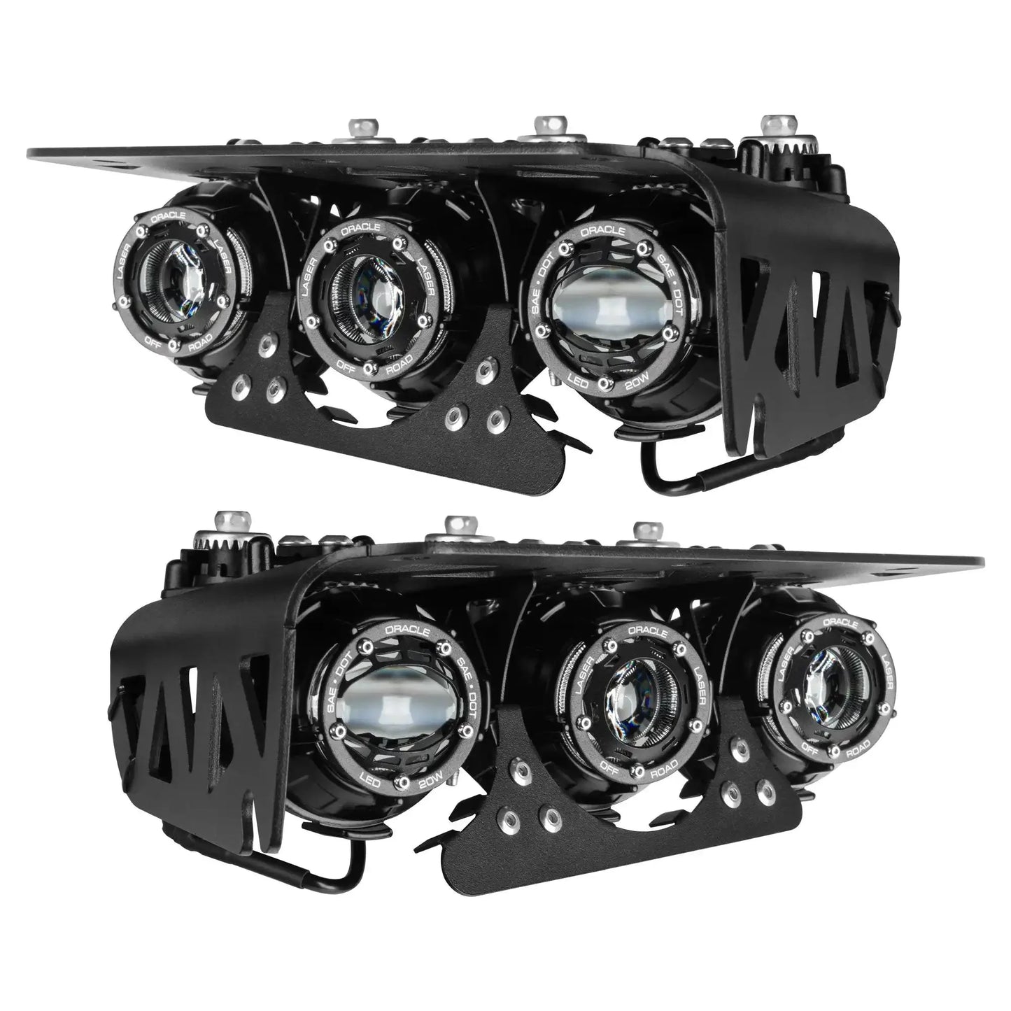 ORACLE Lighting 2021-2025 Ford Bronco Off Road LASER Auxiliary Lights + LED Fog Light Kit for Steel Bumper by ORACLE Lighting
