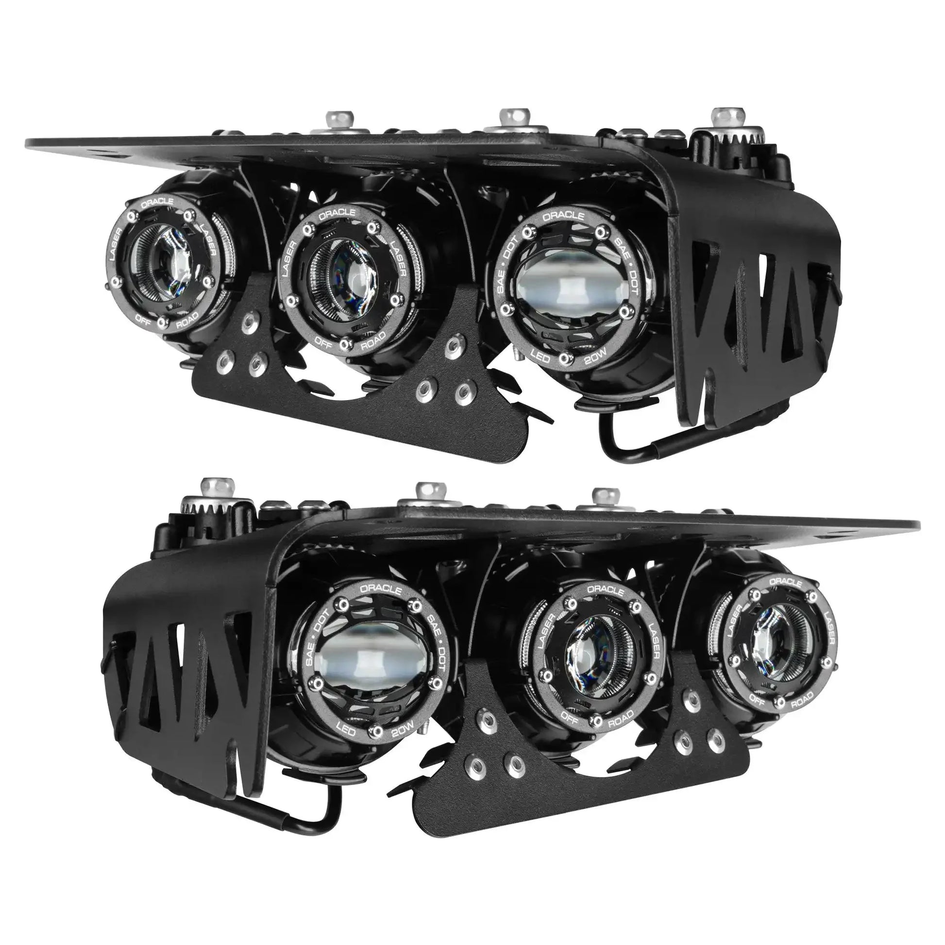 ORACLE Lighting 2021-2025 Ford Bronco Off Road LASER Auxiliary Lights + LED Fog Light Kit for Steel Bumper by ORACLE Lighting
