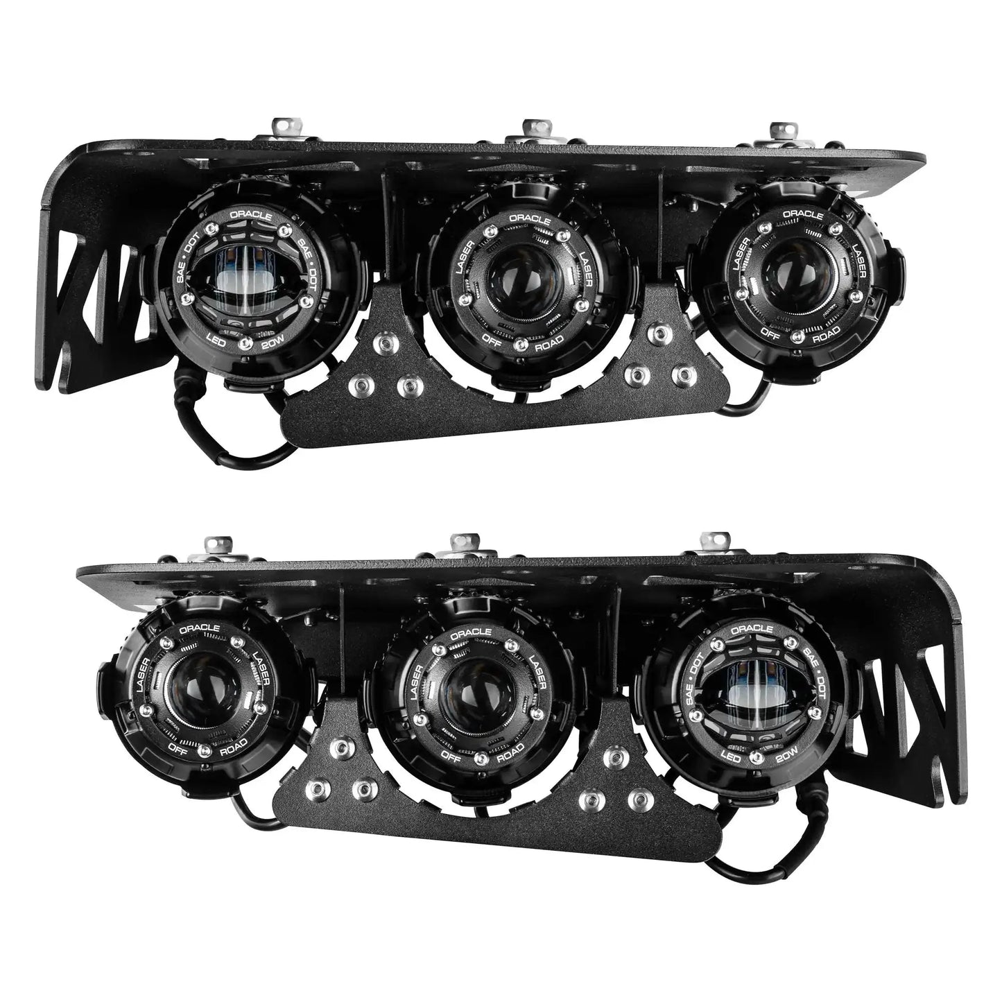 ORACLE Lighting 2021-2025 Ford Bronco Off Road LASER Auxiliary Lights + LED Fog Light Kit for Steel Bumper by ORACLE Lighting