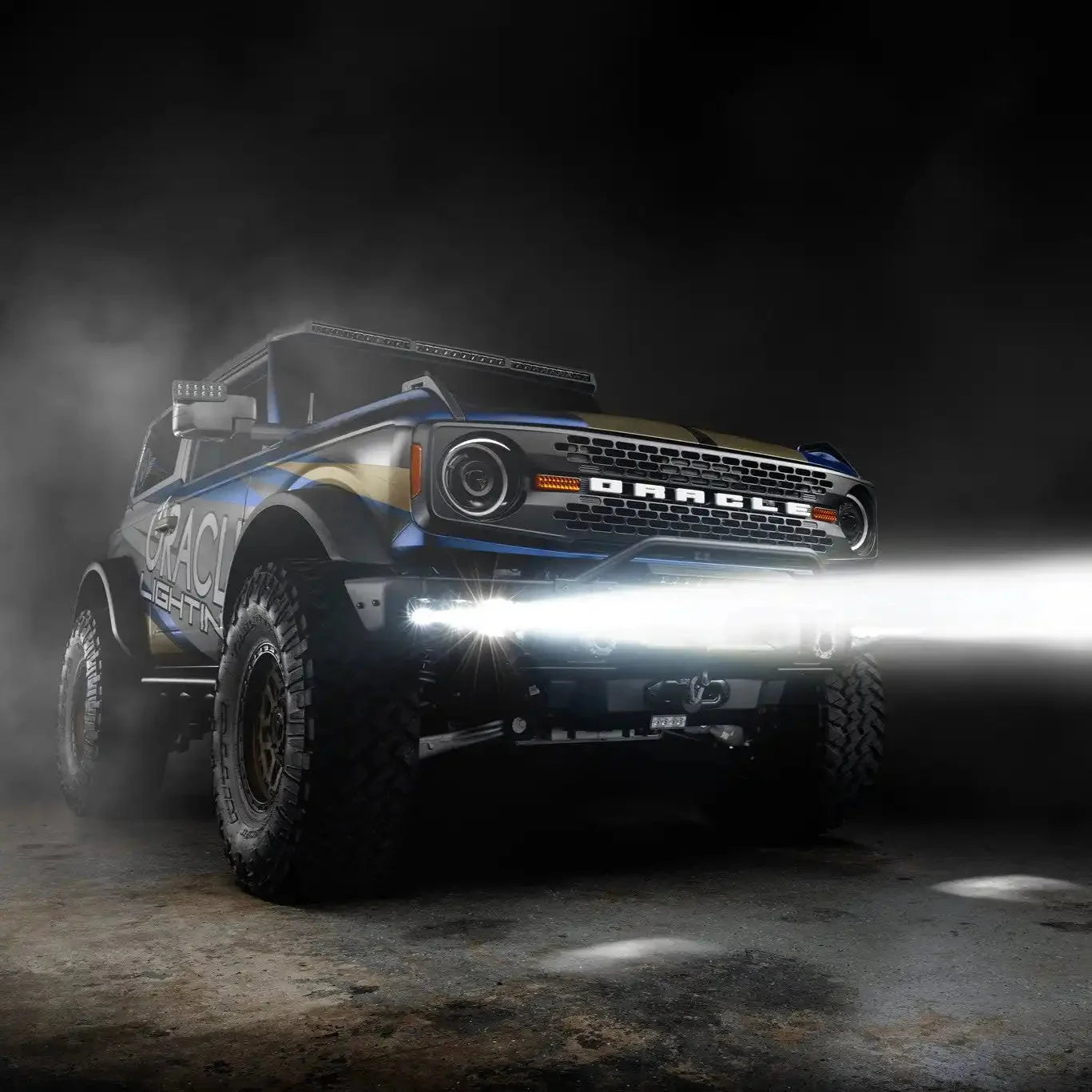 ORACLE Lighting 2021-2025 Ford Bronco Off Road LASER Auxiliary Lights + LED Fog Light Kit for Steel Bumper by ORACLE Lighting