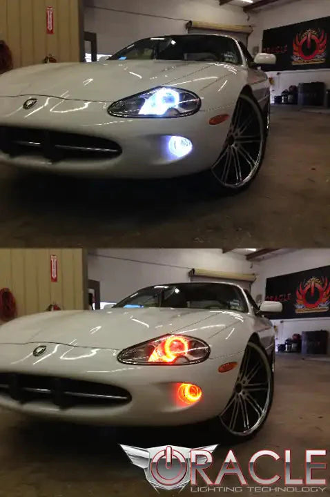 ORACLE Lighting 1996-2006 Jaguar XK8/XKR LED Headlight Halo Kit by ORACLE Lighting