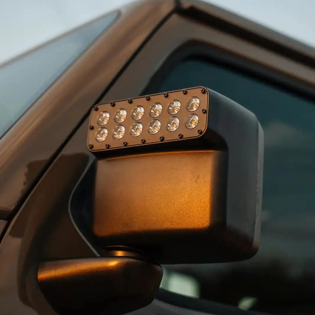 LED Off-Road Side Mirrors for Jeep Wrangler JL / Gladiator JT by ORACLE Lighting