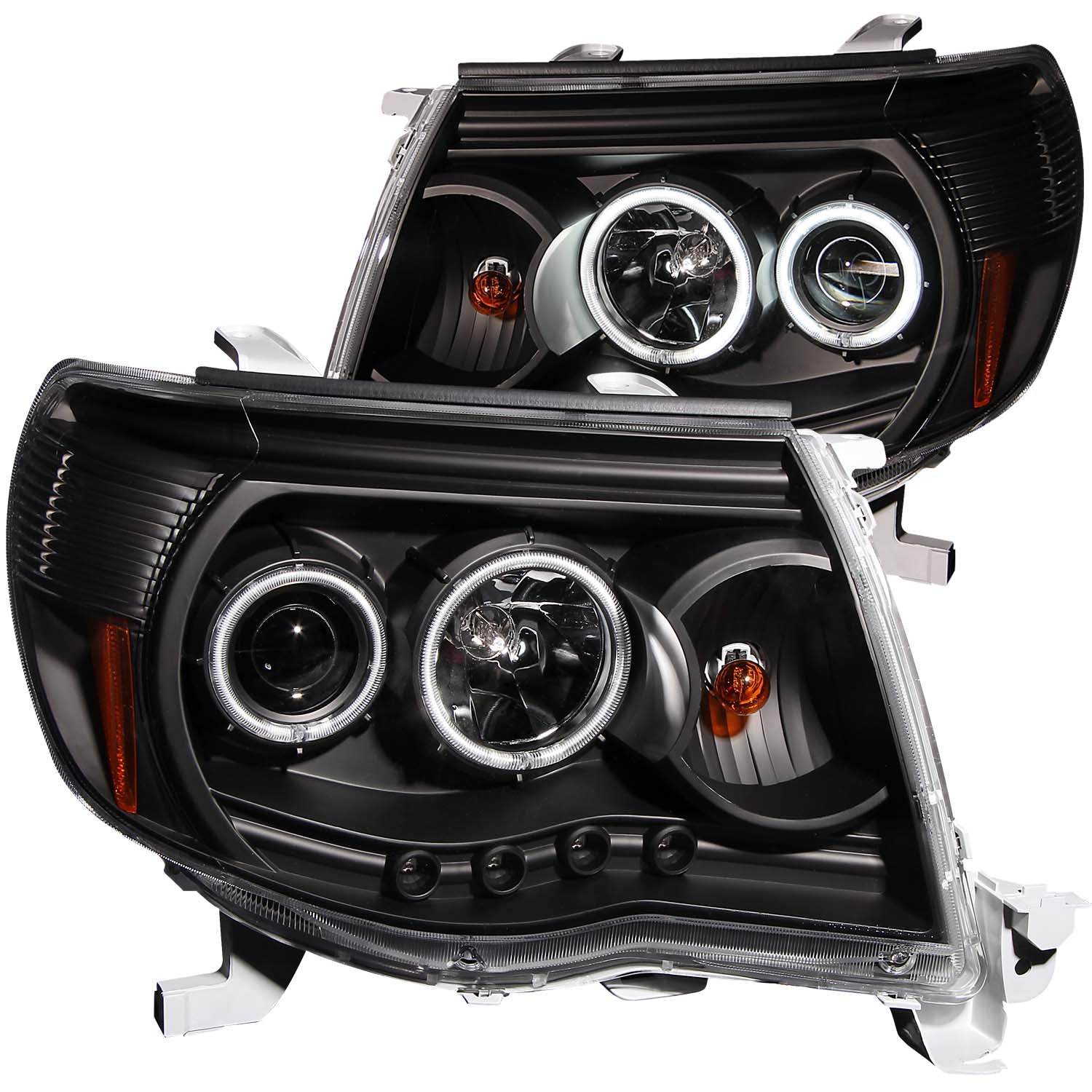 Projector Headlight Set w/Halo by ANZO USA
