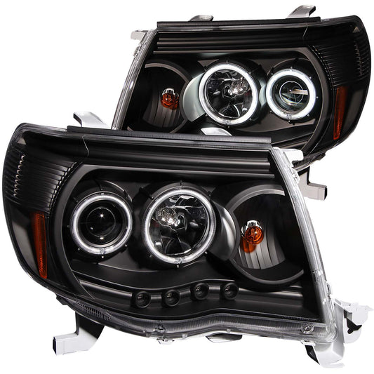 Projector Headlight Set w/Halo by ANZO USA