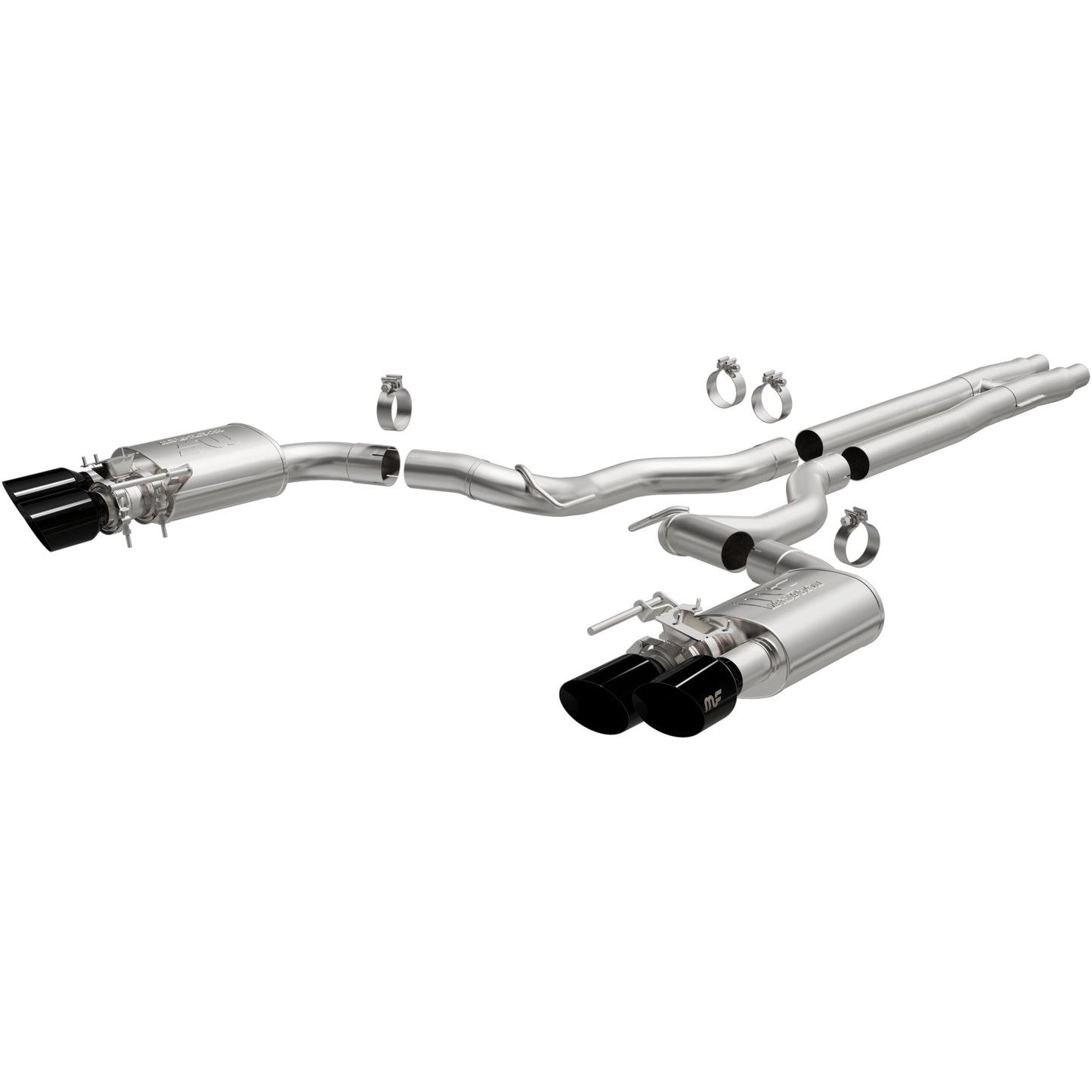 Magnaflow Competition Series Black Chrome Tips Cat-Back System by MagnaFlow Exhaust Products