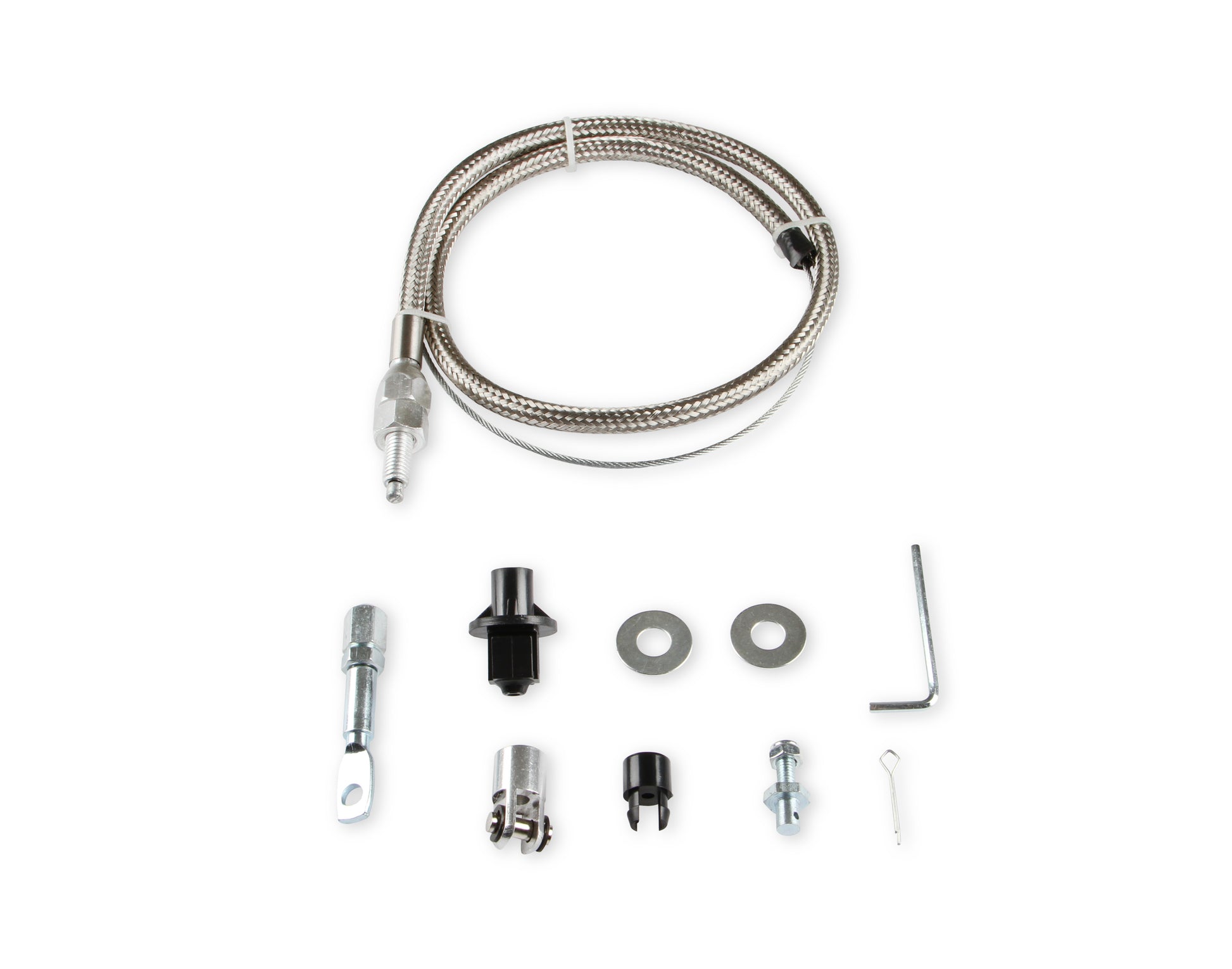 Adjustable and cuts to length. 36 Inch cable with 24 Inch sleeve. by Mr Gasket