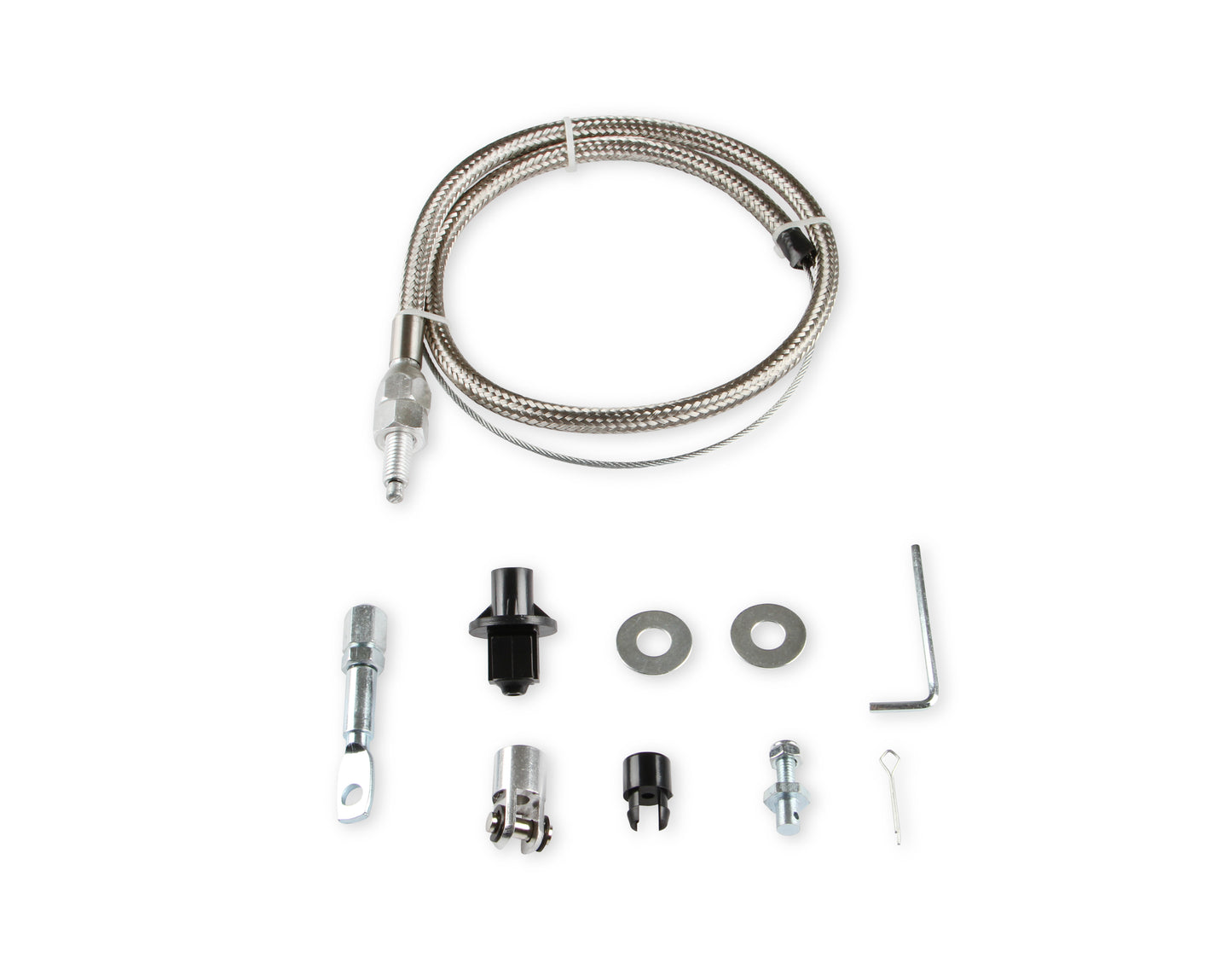 Adjustable and cuts to length. 36 Inch cable with 24 Inch sleeve. by Mr Gasket
