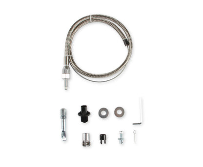Adjustable and cuts to length. 36 Inch cable with 24 Inch sleeve. by Mr Gasket