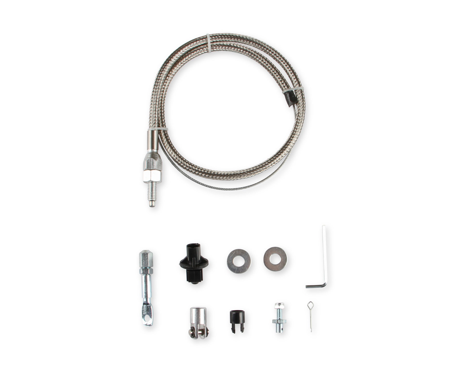 Adjustable and cuts to length. 36 Inch cable with 24 Inch sleeve. by Mr Gasket