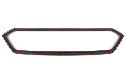OLM LE Dry Carbon Fiber Grille Garnish (Outer) - 2018-2021 Subaru WRX / STI