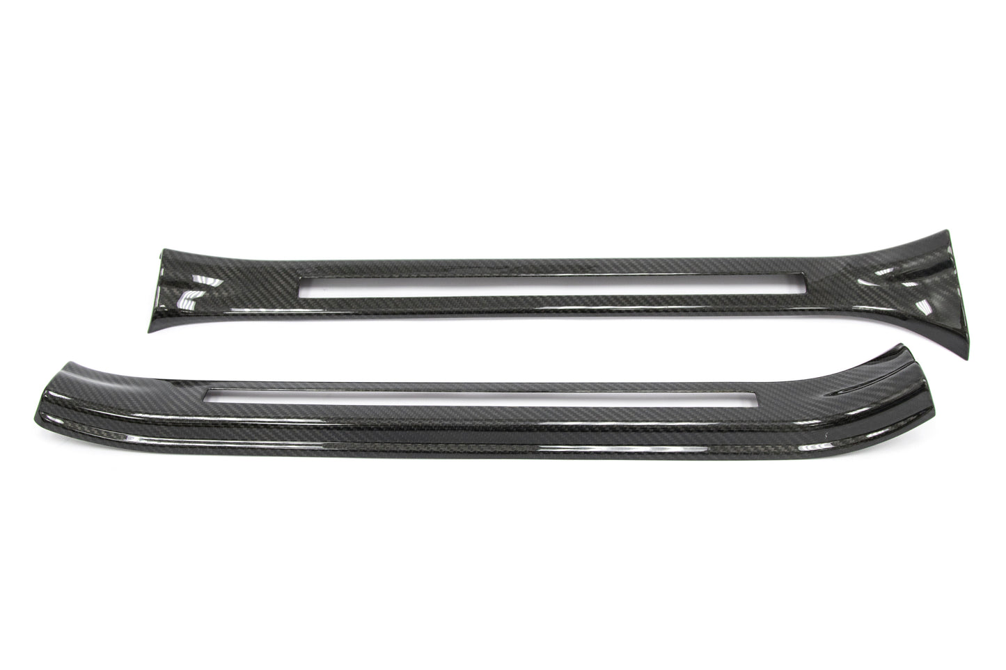 OLM LE Dry Carbon Fiber Door Sill Covers - 2015-2021 Subaru STI by OLM