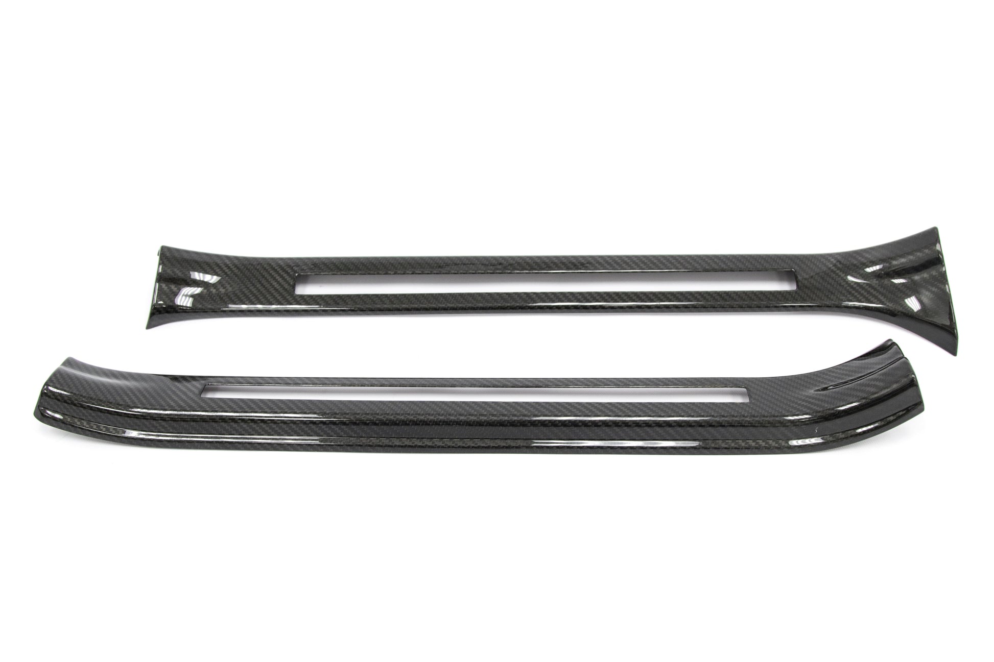 OLM LE Dry Carbon Fiber Door Sill Covers - 2015-2021 Subaru STI by OLM