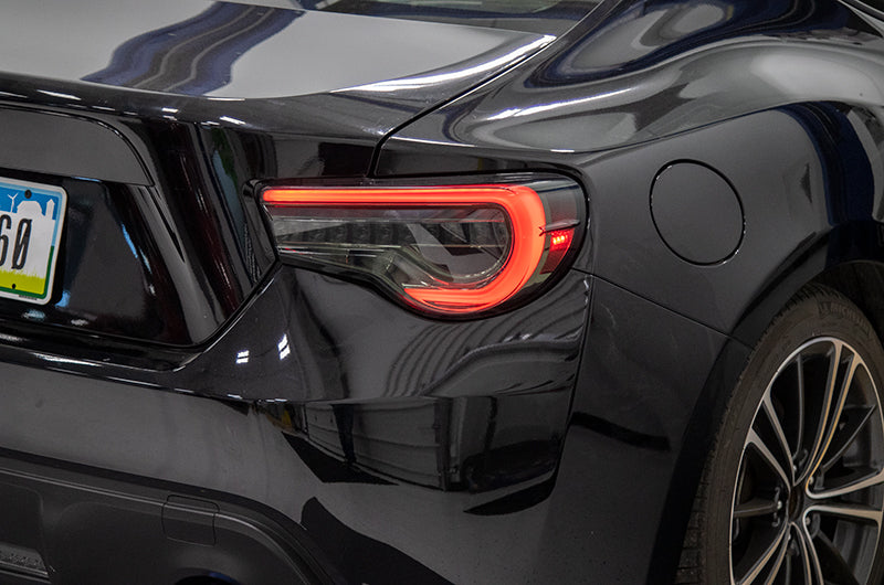 OLM OE Plus Linear Style Sequential Tail Lights (Smoked) - 13-20 FR-S / BRZ / 86 by MYX Automotive