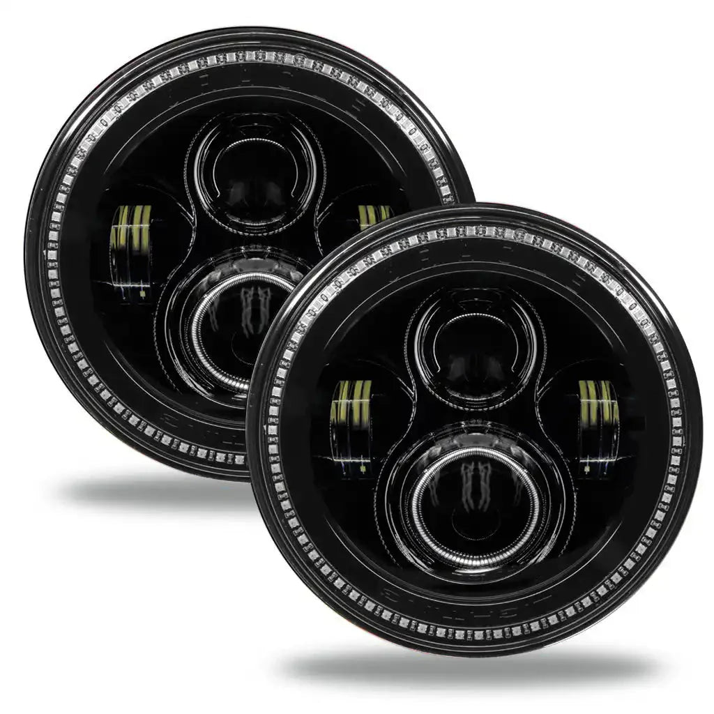 ORACLE Lighting Jeep Wrangler JL/Gladiator JT Dynamic ColorSHIFT® 7" High Powered LED Headlights (Pair) by ORACLE Lighting